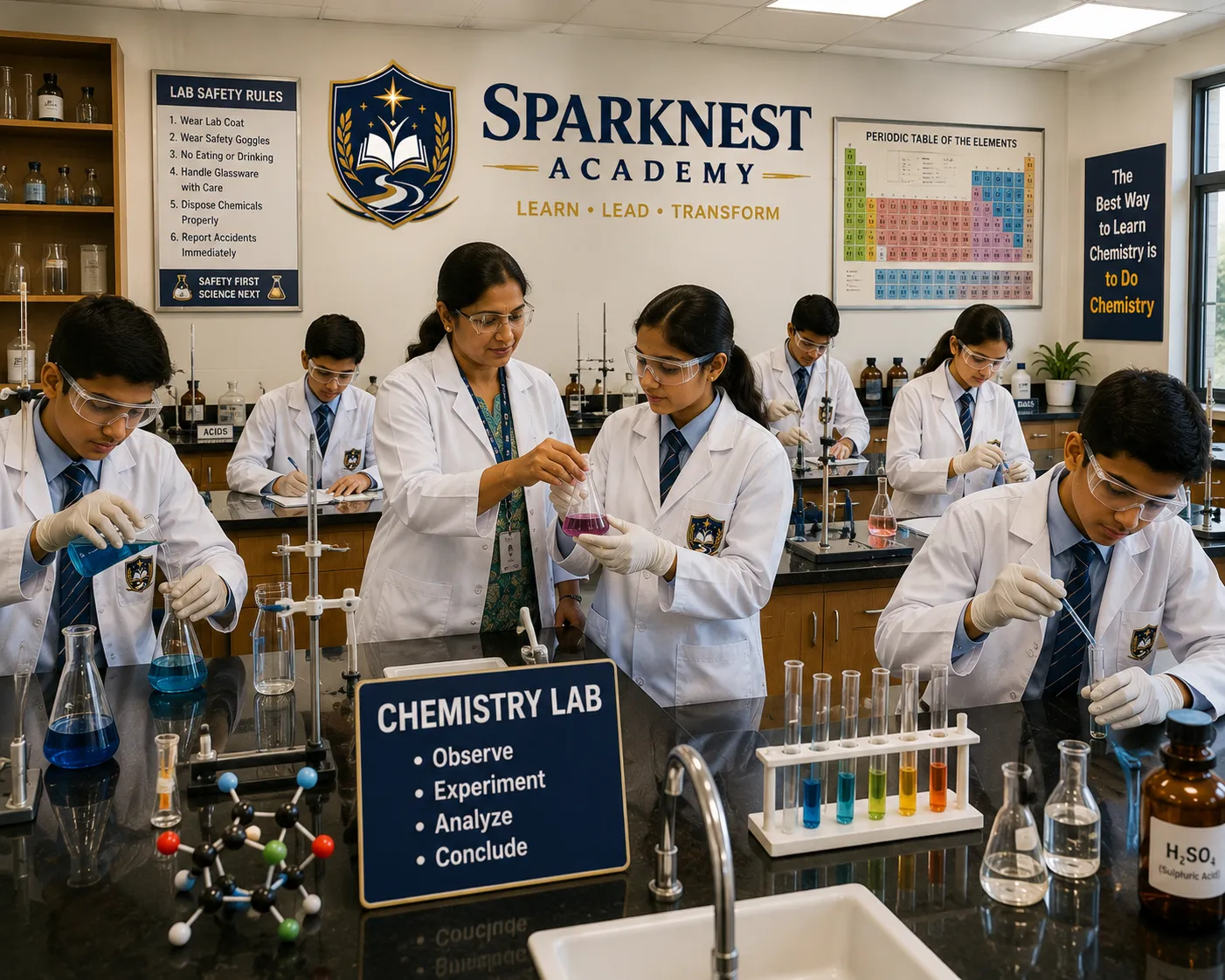 SparkNest Academy School Science Laboratory